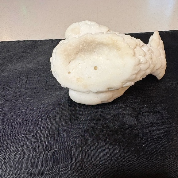 Vintage Italian Carved Alabaster Dove Figurine - Picture 4 of 6